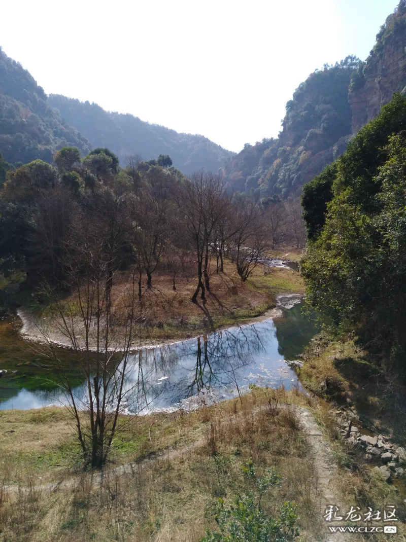 宜良马蹄河月亮湾风光