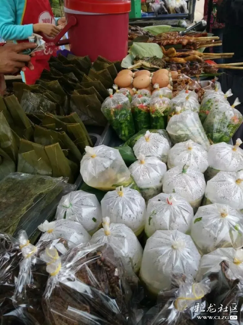 谈谈老挝的美食,这仅仅是老挝的早餐,种类繁多,站在摊子前会觉得幸福