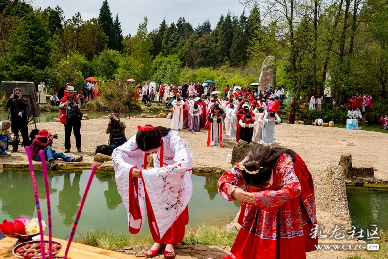 曲靖花朝节祭花神仪式