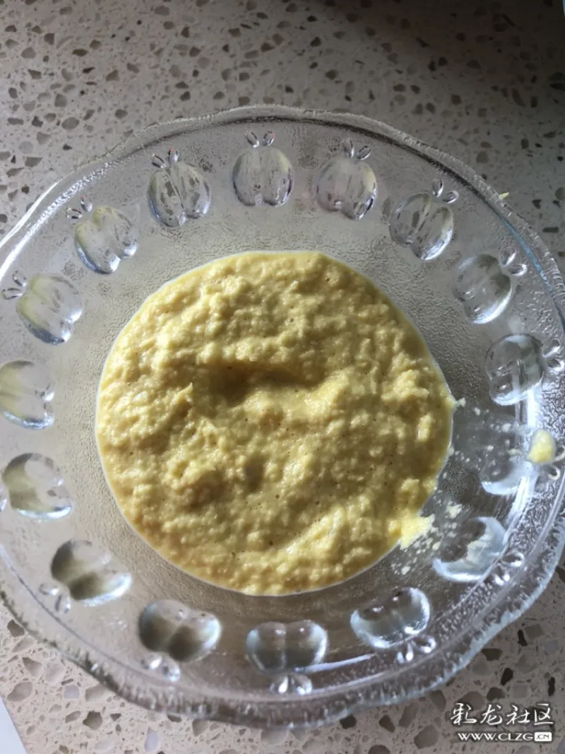 10个月宝宝辅食:奶香玉米饼(详细图文)