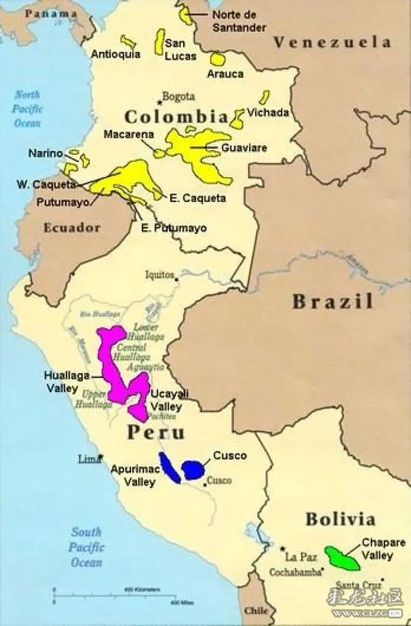 秘鲁瓦亚加河谷地区,在当时是一个较大的可卡因生产地,这也是巴勃罗