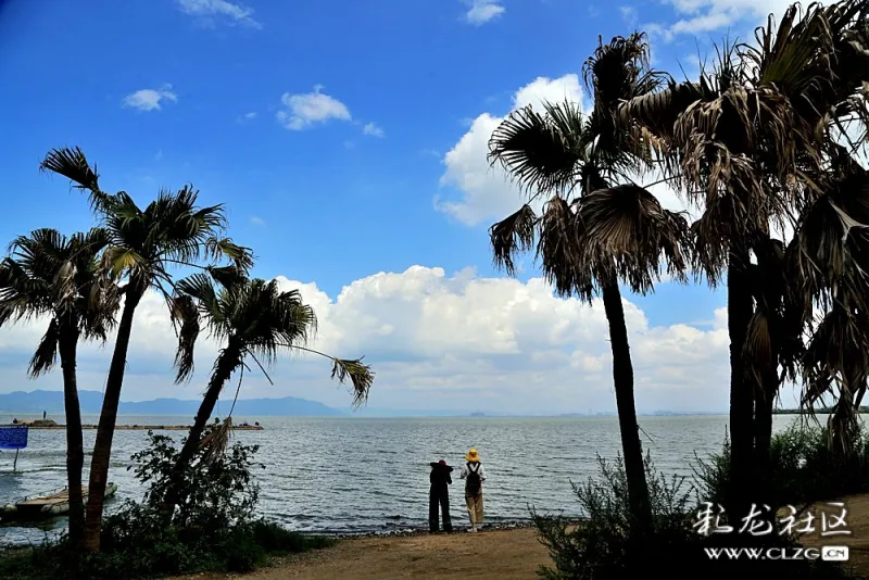 滇池东岸海晏村,湖光山色,滇池美景,尽收眼底!