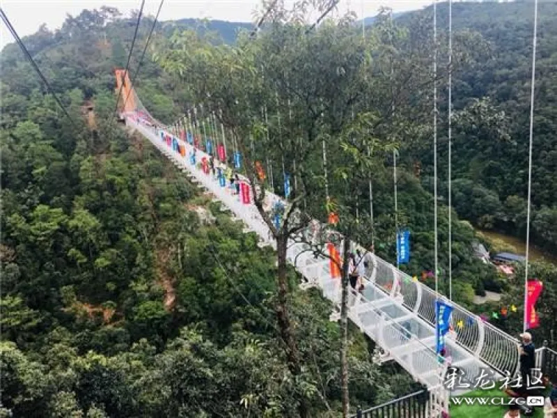 尖叫吧!昆明有高达百米的"网红"玻璃吊桥 地点在安宁青龙峡景区