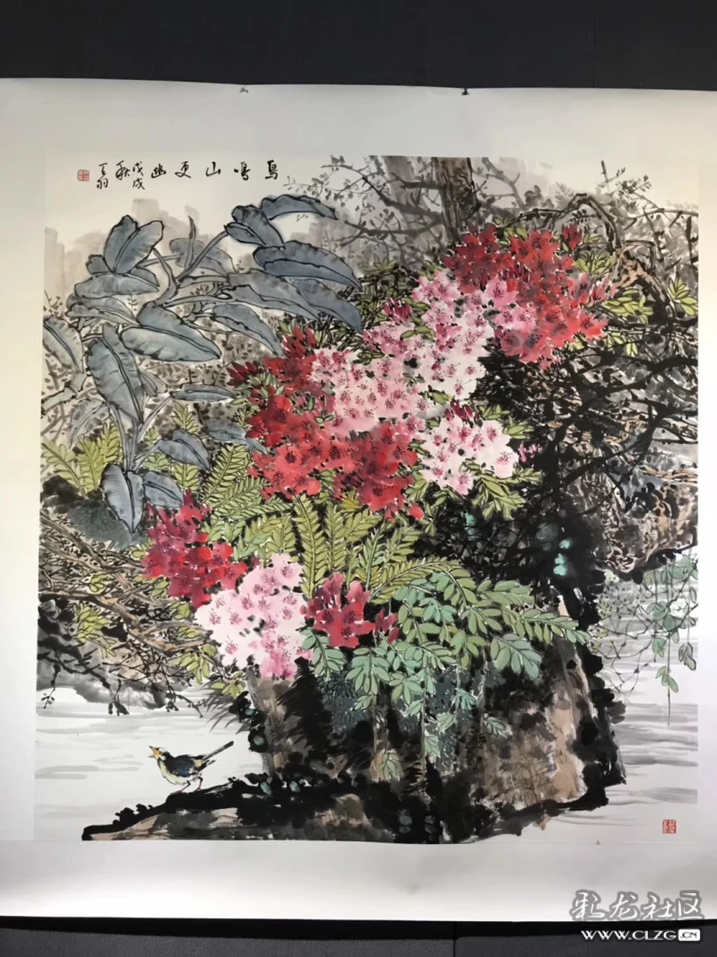 水墨凤羽三人作品展在昆明市博物馆开幕