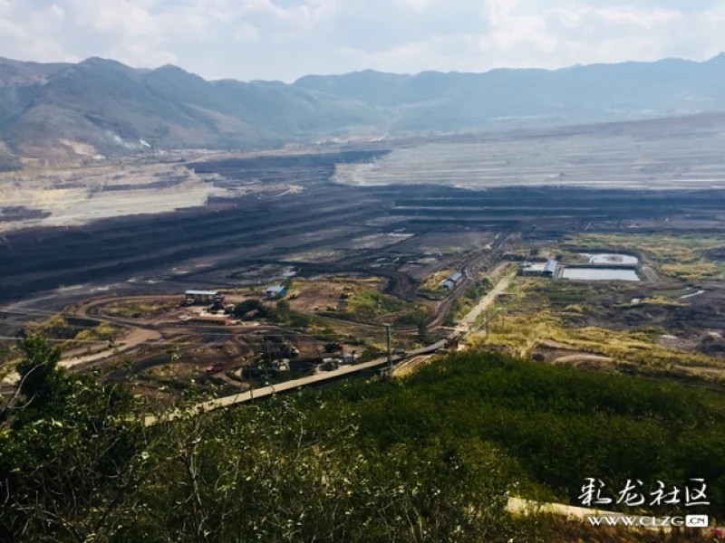 云南最大露天煤矿,年产1100万吨的布沼坝矿