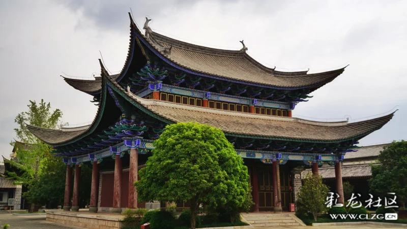 等觉寺太阳宫,明代建筑,恢弘沉稳.南诏博物馆,位于等觉寺内.