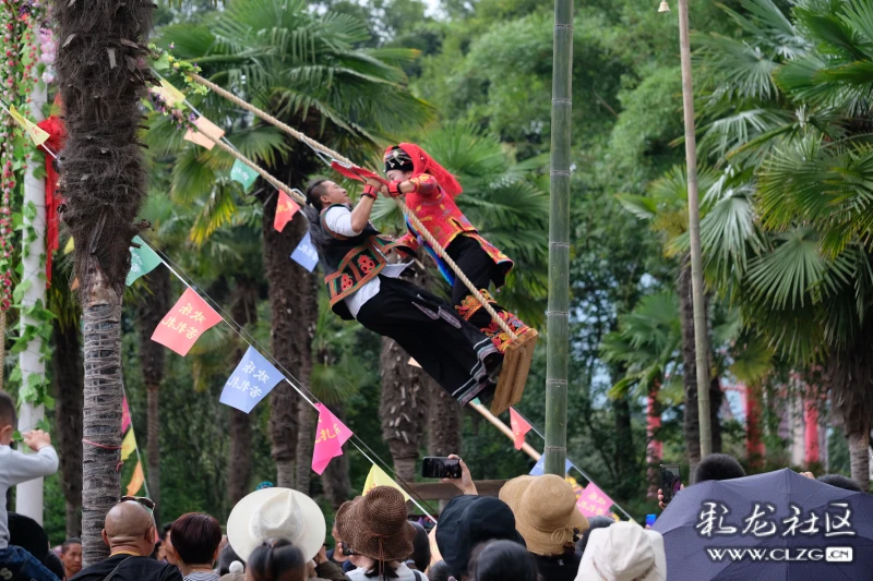 云南民族村哈尼族苦扎扎节