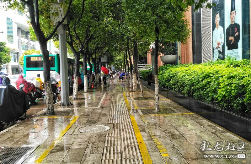 城市雨景