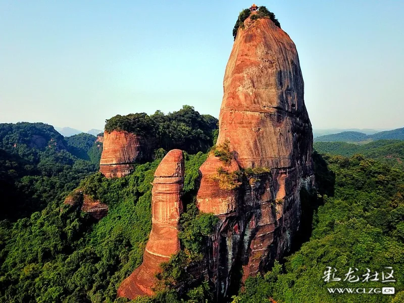 广东行:天下第一奇石,丹霞山景区的阳元石!