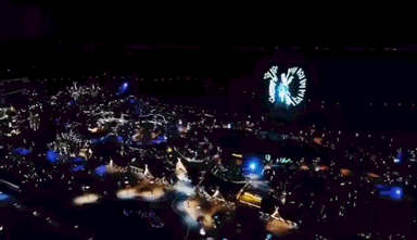 音乐节,烟花秀,无人机表演,2019摩天轮下跨年狂欢,昆明滇池畔开秀!