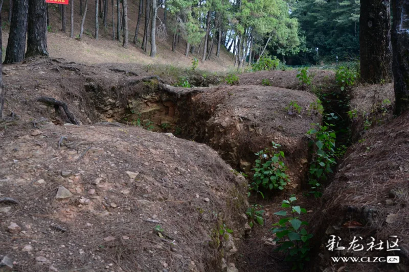 滇西抗战遗址考察三松山战役遗址