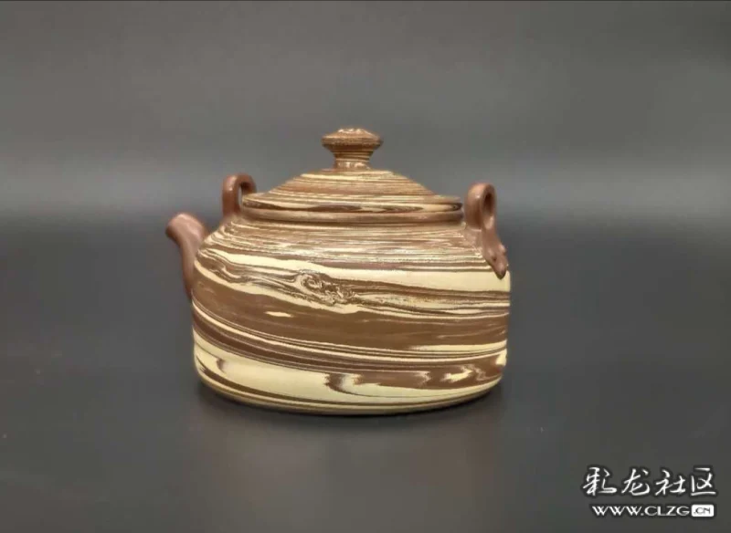 绞胎炻器的工艺技法