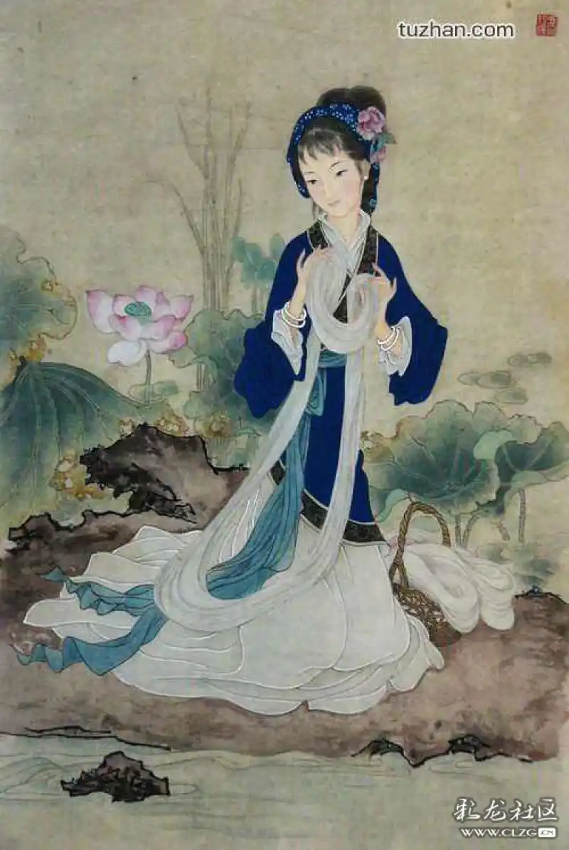 中国古代四大美女一一图片来自网络一一歌曲《美人吟》