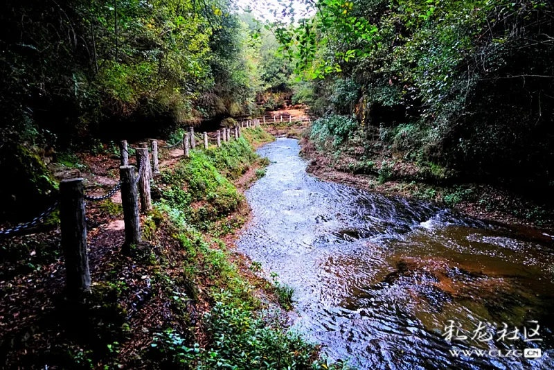 山青,水秀,峡谷,瀑布成群的寻甸石板河风景区!