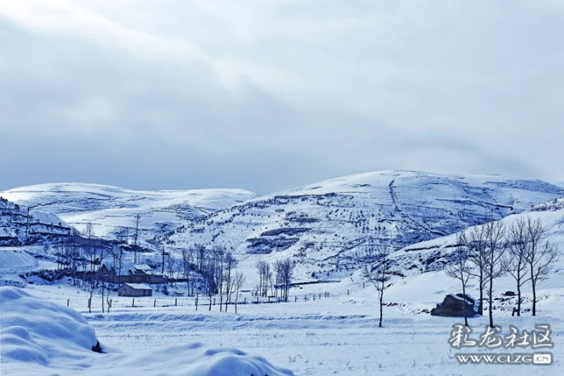 分享几张昭通大山包雪景图片