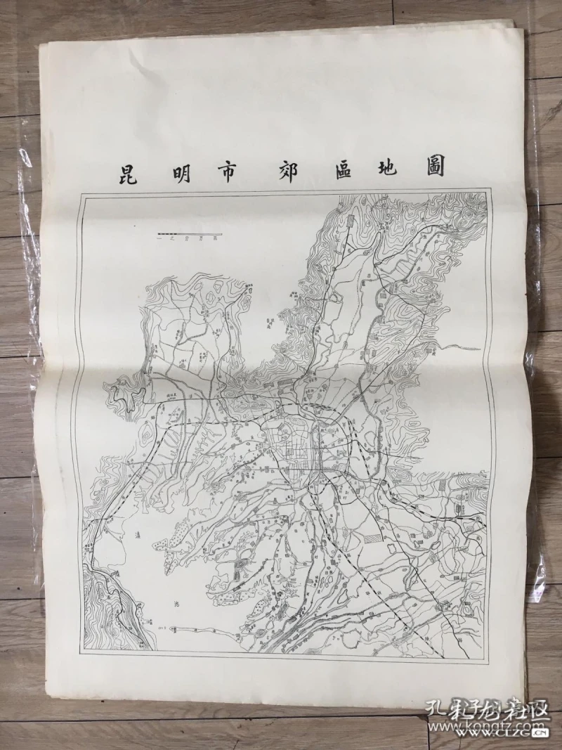 孔网欣赏昆明地图