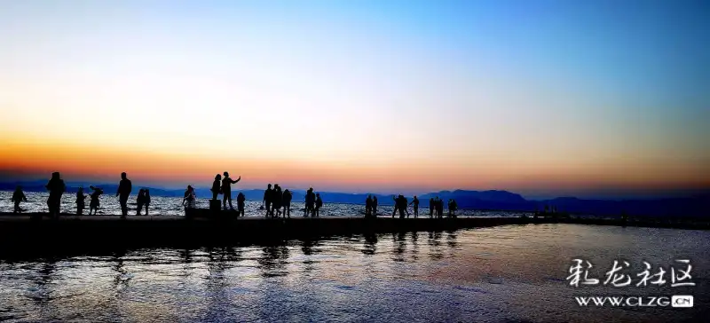 海晏村的日落