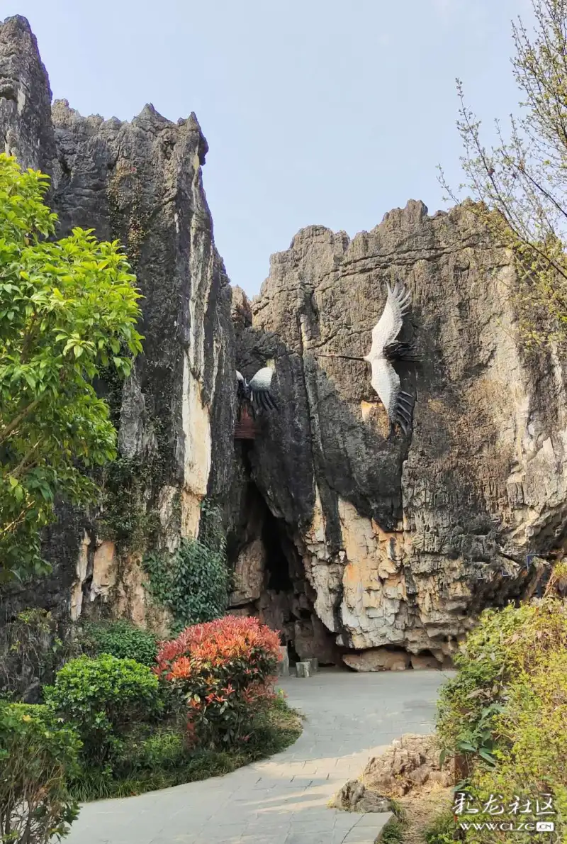 云南石林杏林大观园(之二)黑石箐风光