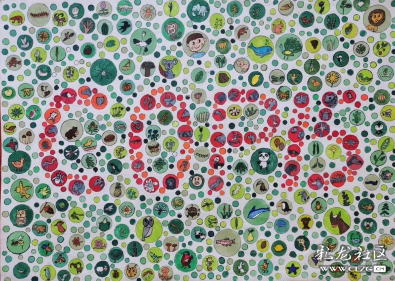 cop15的主题绘画,cop15生物多样性绘画 陶彦熹 9岁 学校:师大附小樱花语三(1)《cop15让世界更美好》教师名字