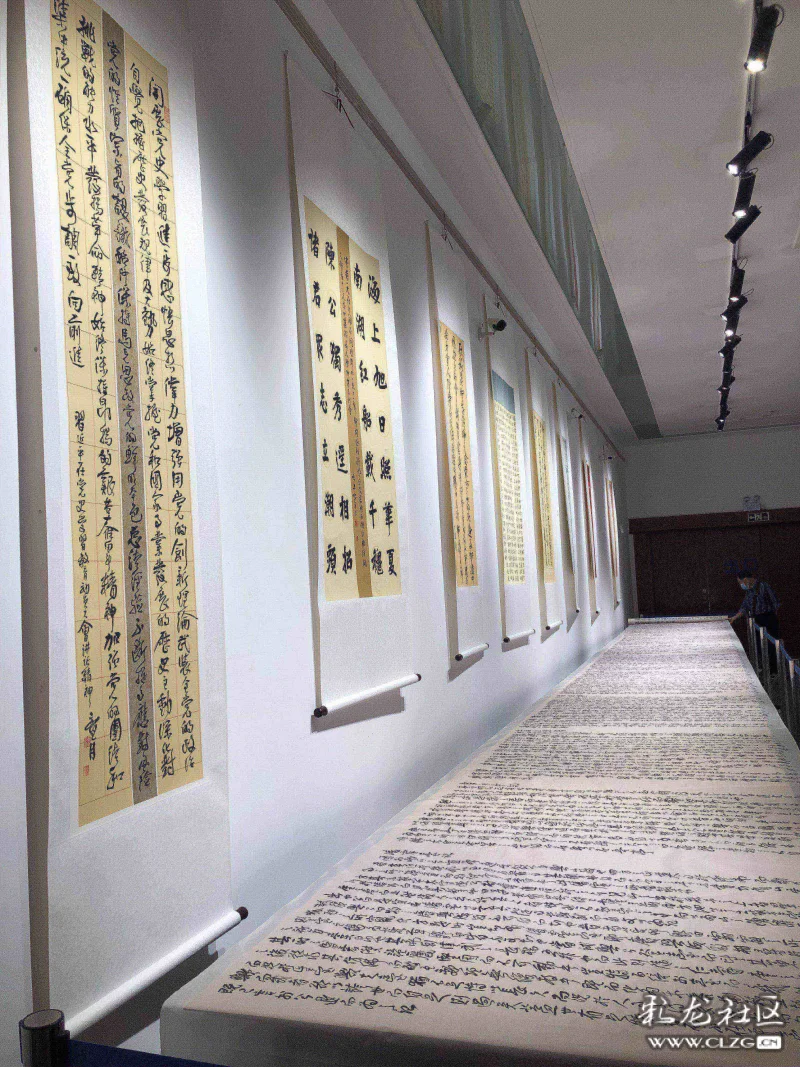 建党100周年书画展海报,建党100周年书画展 红色经典庆祝中国共产党建党100周年童月书画展