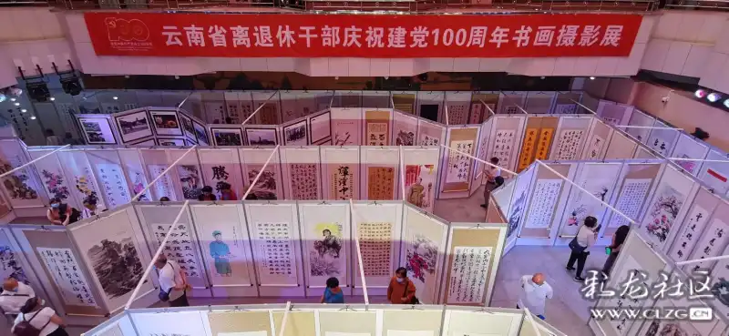 云南省离退休干部庆祝建党100周年书画摄影展(剪影)