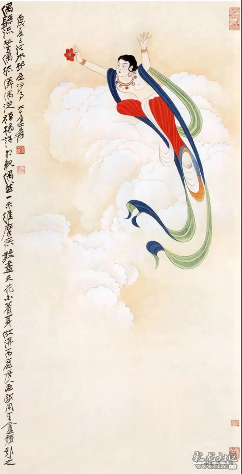 美术欣赏 中国古代女"航天员"——嫦娥