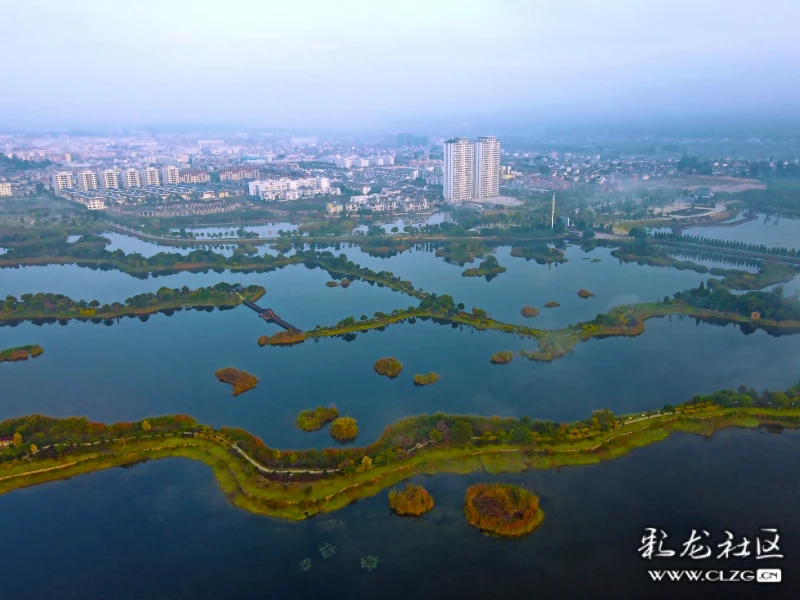 冬季的异龙湖-彩龙社区