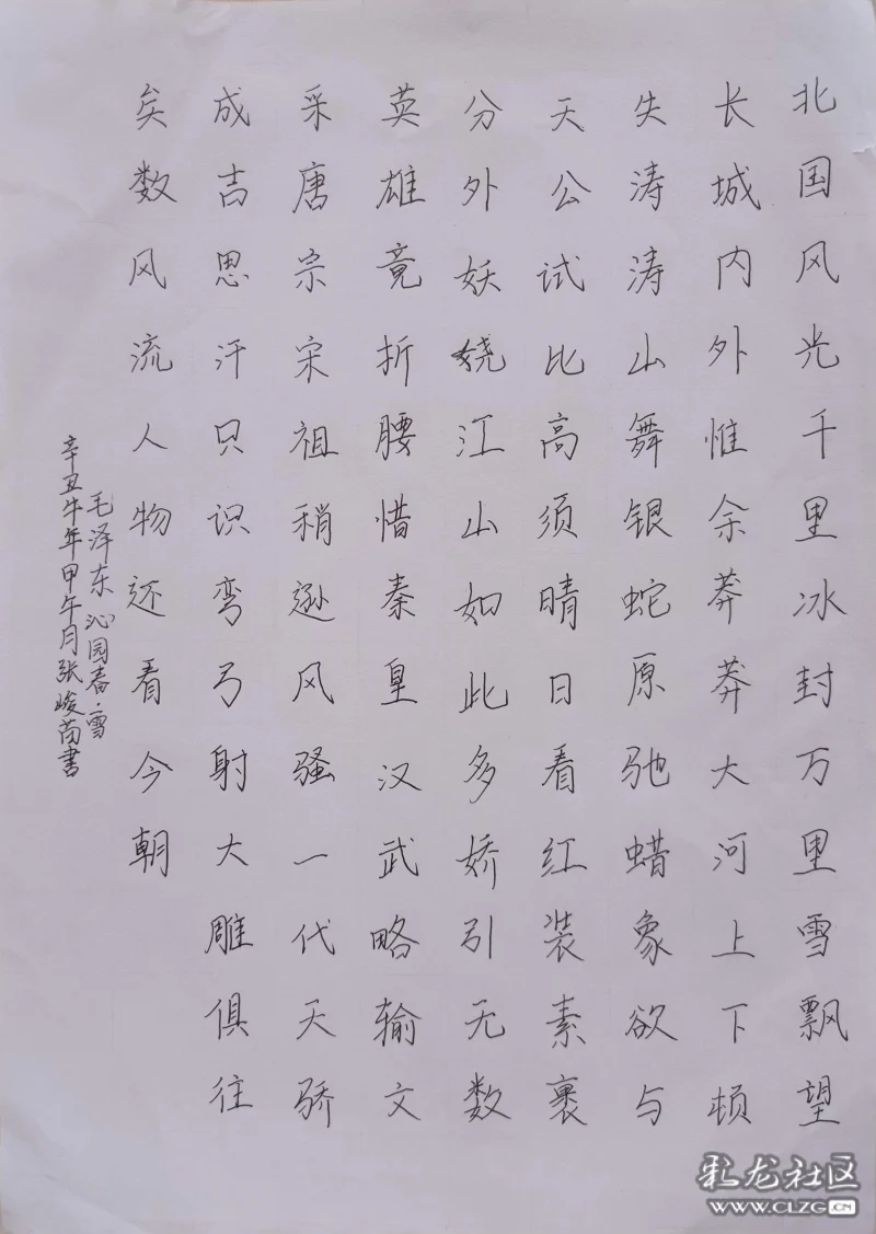 沁园春雪