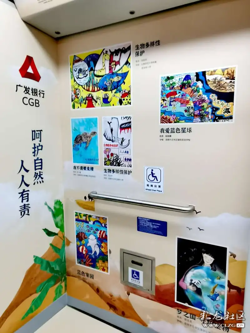 昆明地铁4号线有列cop15主题宣传列车