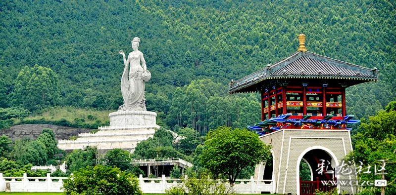 俯瞰重庆永川神女湖