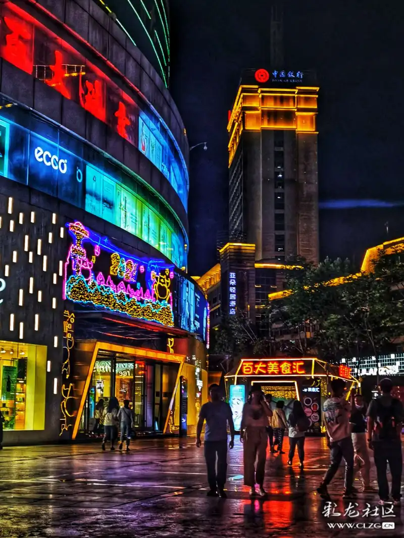 极致昆明色# 桔红色的城市夜景