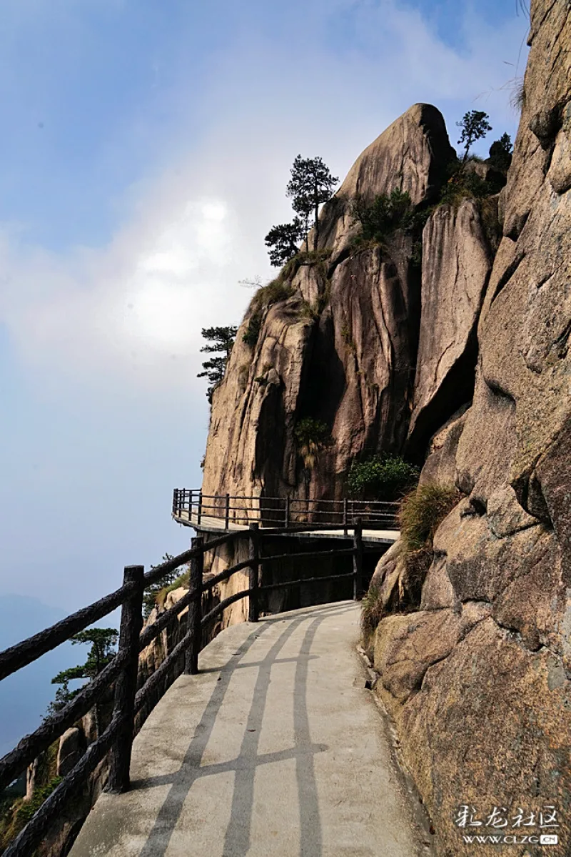 九华山花台峰高独秀观景悟道的绝佳之地