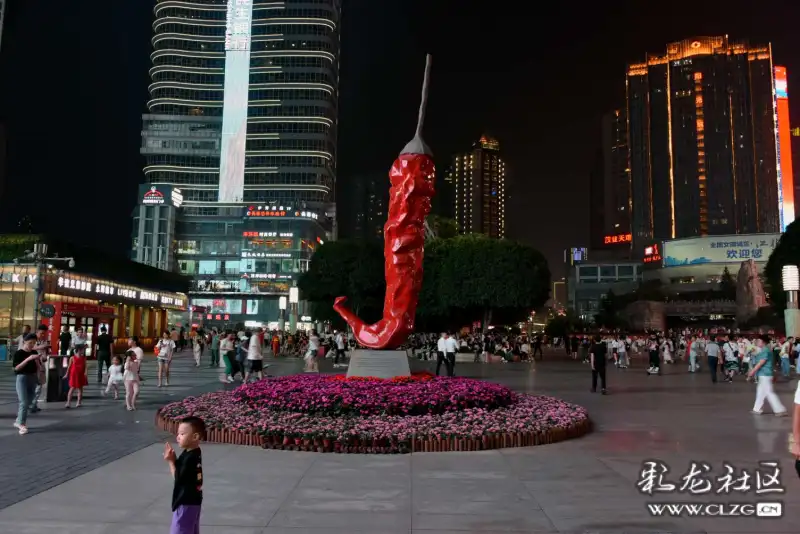 重庆游观音桥夜景
