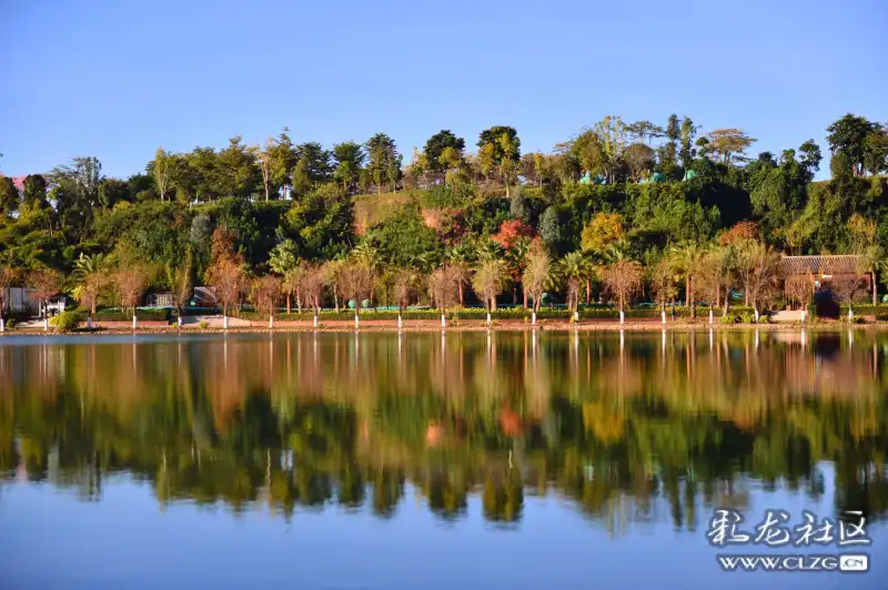 云南建水五龙湖冬景