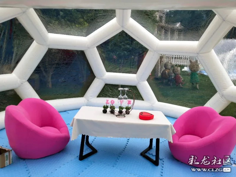 云南首个网红泡泡屋主题乐园落地野鸭湖