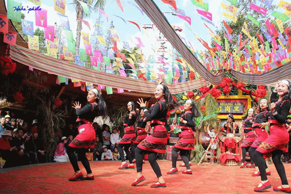 佤族传统节日图片