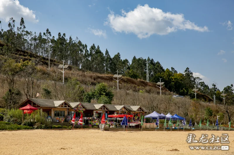 晋宁沙滩公园风景