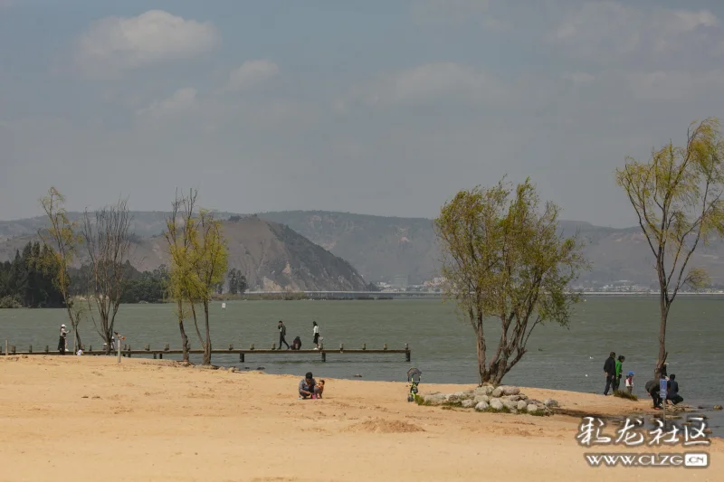 晋宁沙滩公园风景