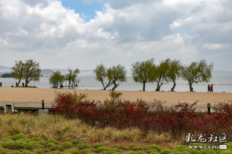 晋宁沙滩公园风景