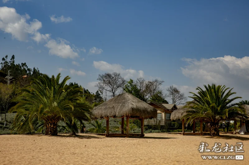 晋宁沙滩公园风景