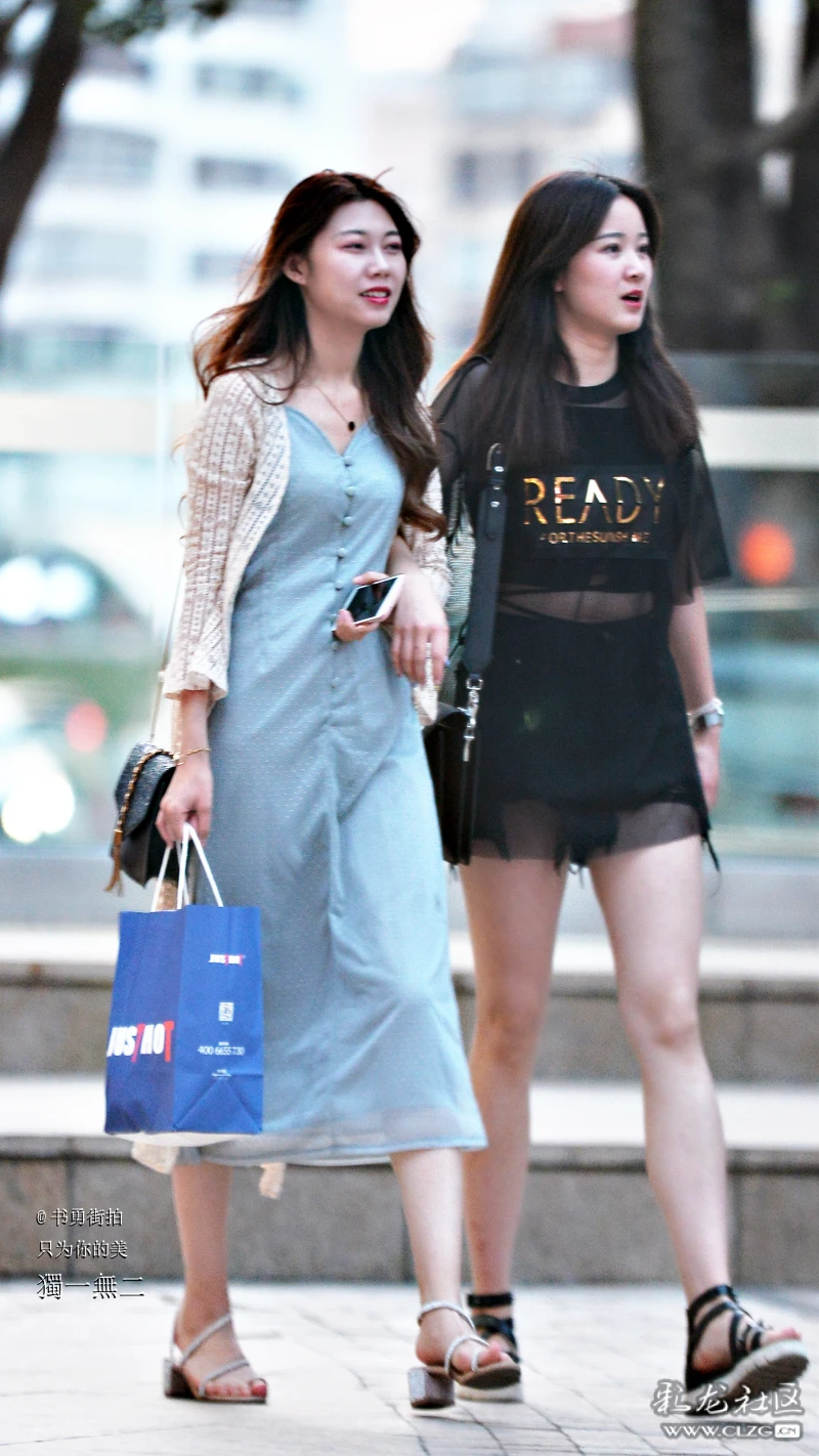 夏日昆明街头美女养眼