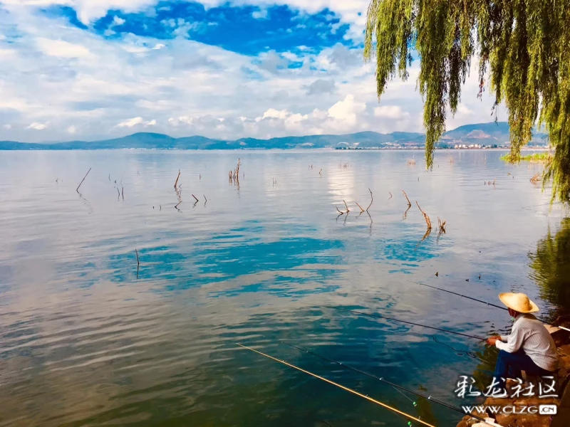 临风问天杞麓湖抚仙湖