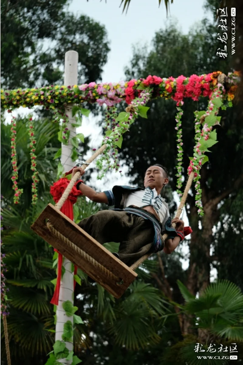 云南民族村哈尼族苦扎扎节