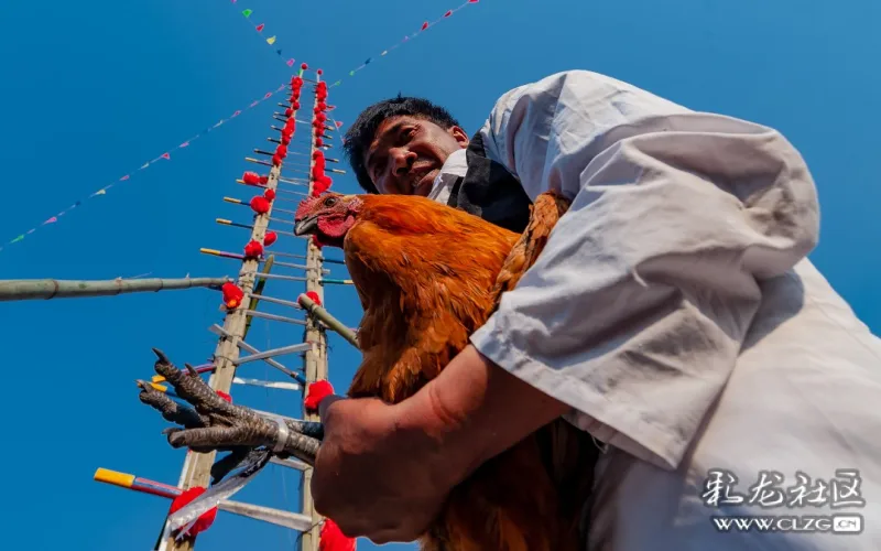 傈僳族刀杆节组照
