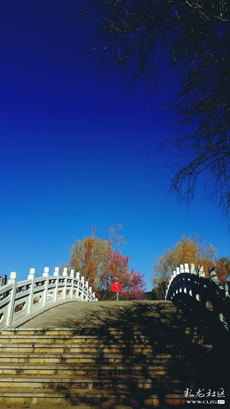 冬日月牙潭手机随拍