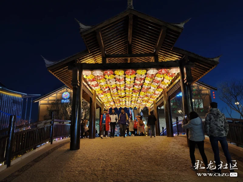 打卡万达融创文旅城夜景