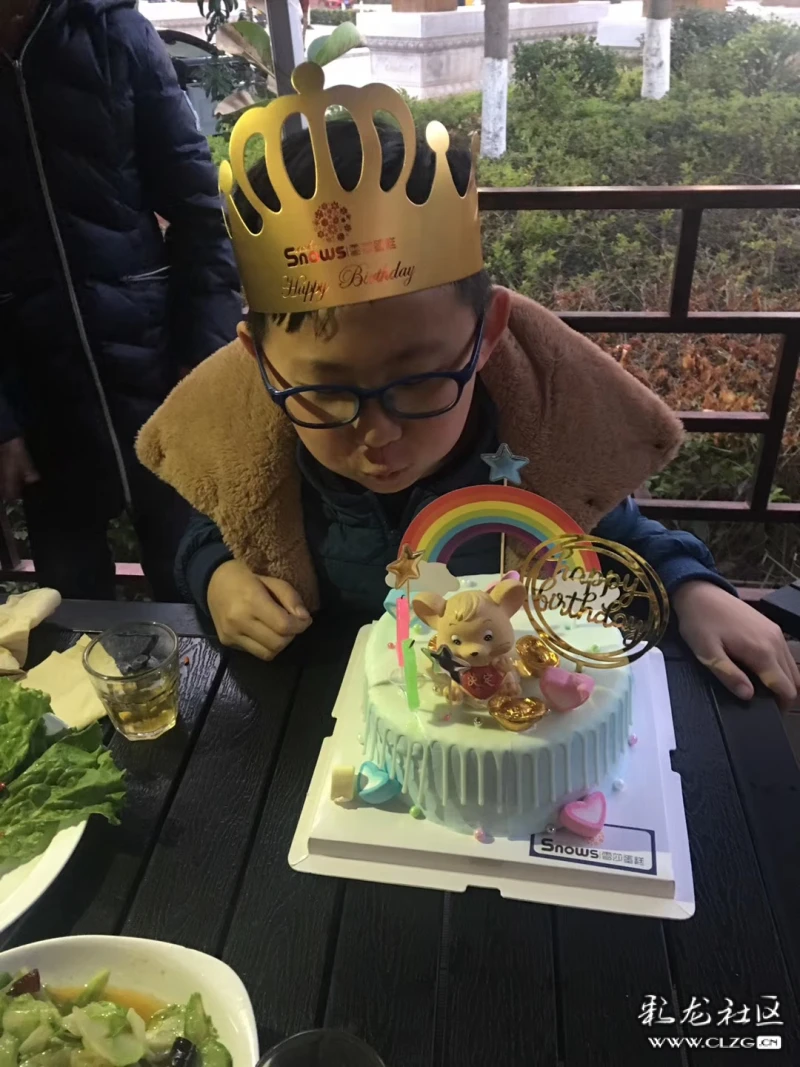 雪莎蛋糕祝雪莎公子生日快乐-彩龙社区