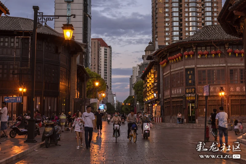 历史文化名城昆明的重要标志文明街历史保护街区