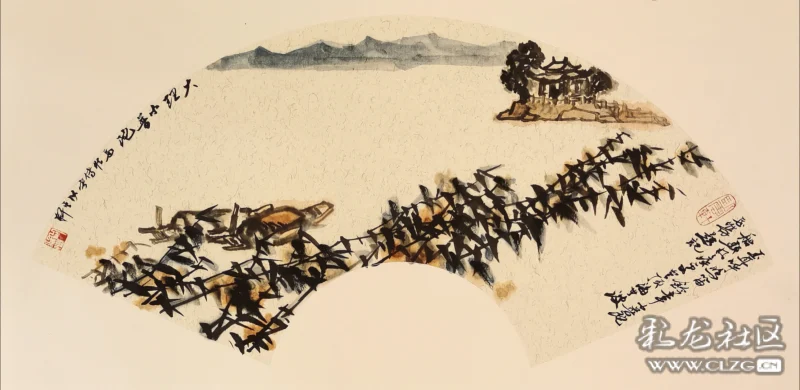 岳维传每周一画大理小普陀