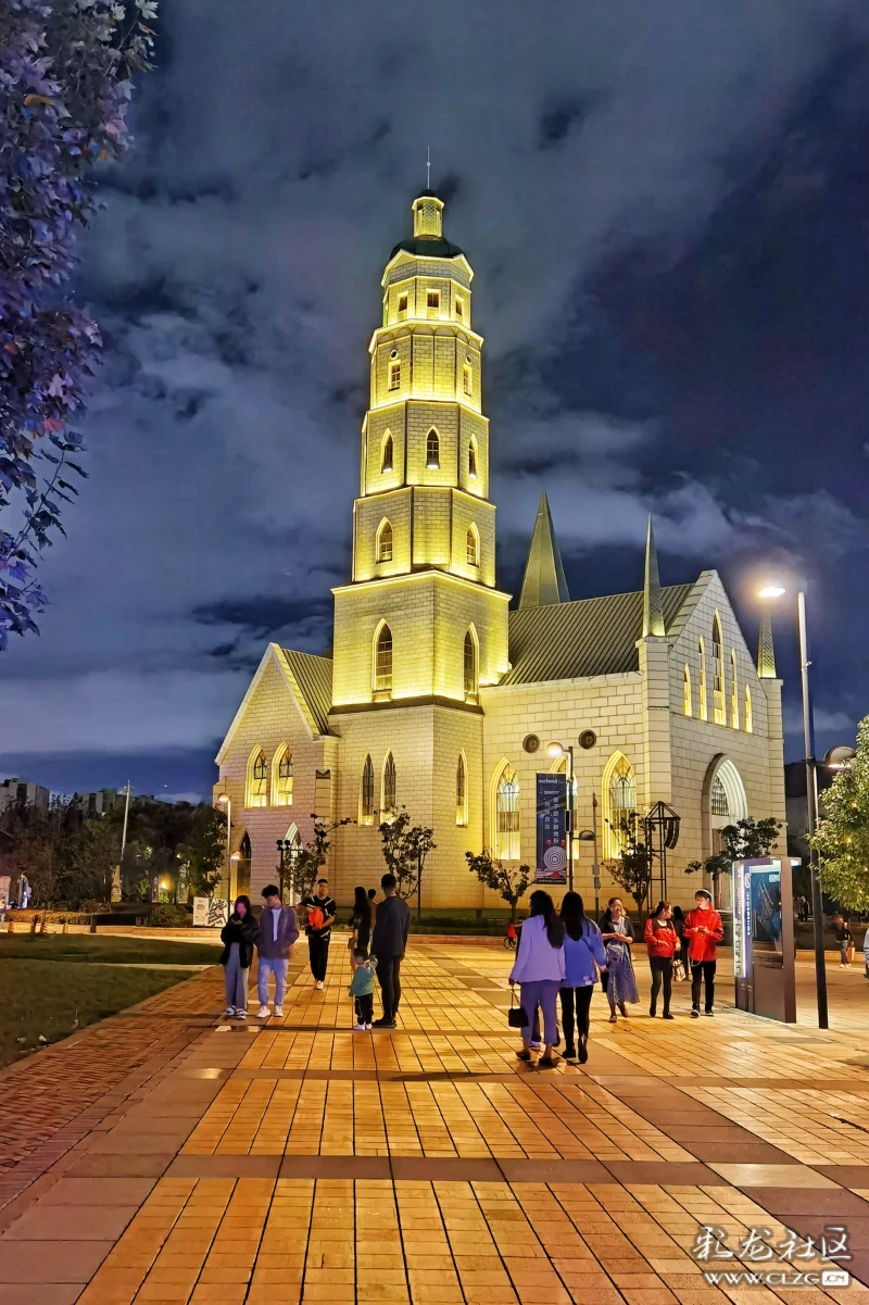 手机随拍:公园1903夜景-彩龙社区